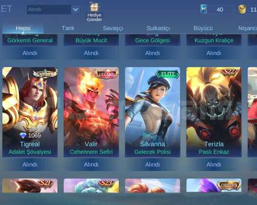 FULL HERO 231 KOSTÜM GUS COL VALİR LEGEND