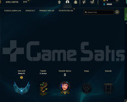 LOL SMURF ACC +45 LP PLAT 4 HESAP