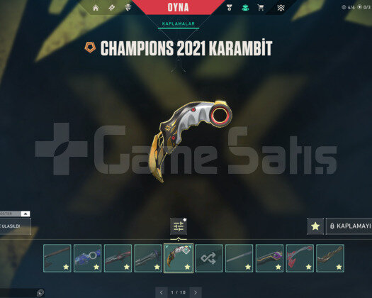 CHAMPİONS 2021 SETLİ VE VCT BIÇAKLI EFSANE HESAP