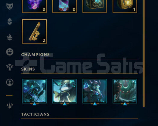 EUW Gold 1 | 4 Kostüm - 36K Mö | LoL Hesap