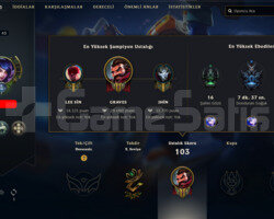 45 LEVEL HANDMADE LOL HESABI