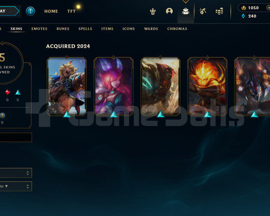 TR Zümrüt 3 | 5 Kostüm - 1050 RP | LoL Hesap