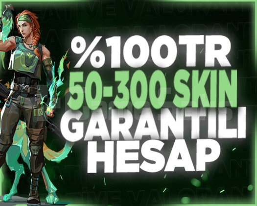 TR | 50-300 SKİN GARANTİLİ RANDOM DOPDOLU MVİP+