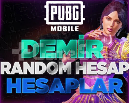 PUBG MOBİLE DEMİR RANDOM +VİP HESAPLAR / BOŞ YOK