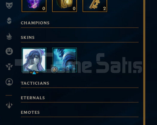 EUW Gold 2 | 1 Kostüm - 44K Mö | LoL Hesap