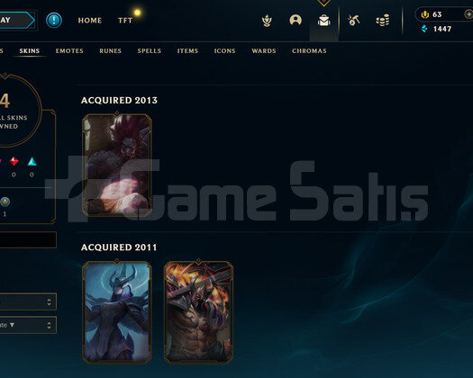 EUW 30 LEVEL - 53 HERO 4 KOSTÜM HANDMADE HESAP