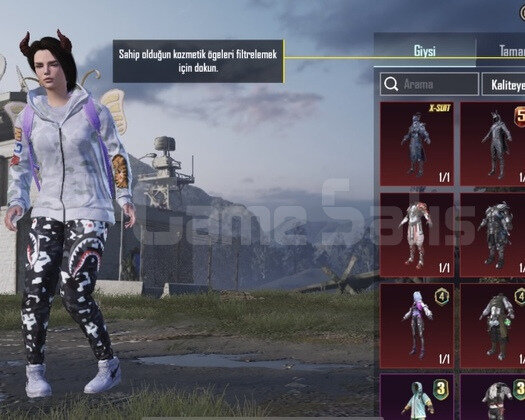 BEYAZ BAPE FULL M7 4 LEVEL
