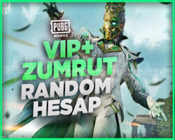 ZÜMRÜT ULTRA VİP PUBG MOBİL RANDOM HESAP