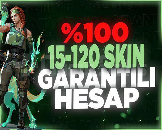 100 | 15-120 SKİN GARANTİLİ RANDOM DOPDOLU MVİP+