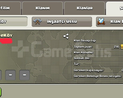 12 LEVEL Dereköy KLANI BAŞKENT 6 HEMEN TESLİM