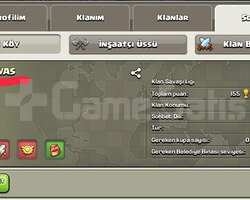 22 LEVEL SİVAS İSİMLİ KLAN BAŞKENT 9 HEMEN TESLİM