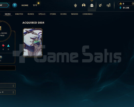 EUW Plat 4 | 1 Kostüm - 21K Mö | LoL Hesap