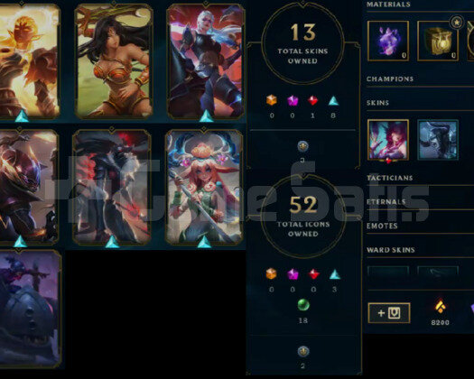 DİA 4 HANDMADE LOL HESABI