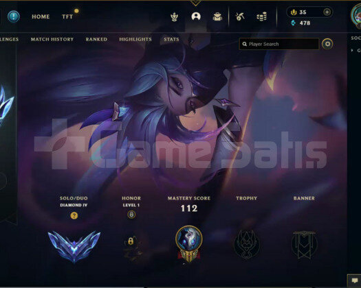 DİA 4 HANDMADE LOL HESABI