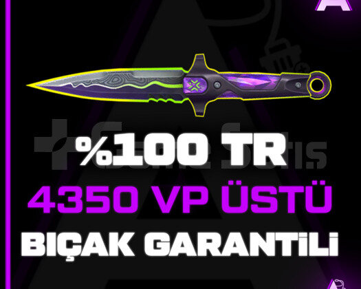 TR 4350 VP ÜSTÜ BIÇAK GARANTİLİ RANDOM