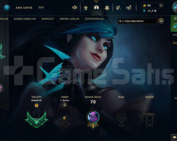 EMERALD 3 MAİL ONAYSIZ HANDMADE LOL HESABI