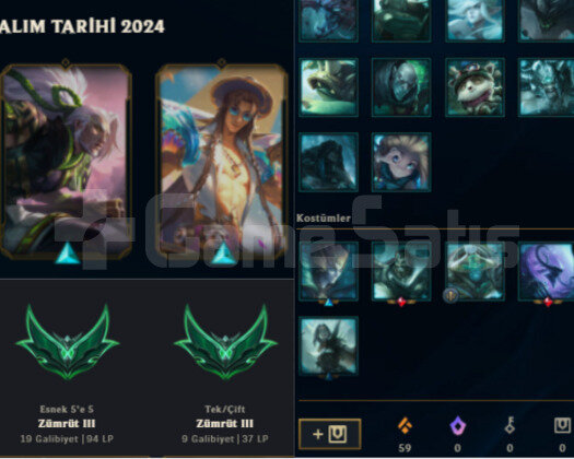 SOLOQ 75 WINRATE ZUMRUT3 23 SAMPIYON HESAP