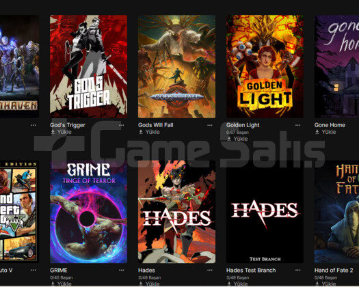 265 Oyunlu Epic Games