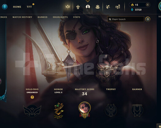 EUW Unranked | Geçen Sezon Plat | LoL Hesap
