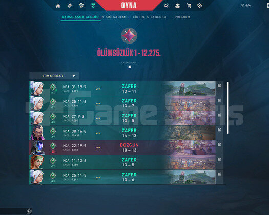 VCT LOCK//IN CHAMPİONS 23 IMMORTAL 1 ÇITIRR HESAP