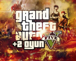 GTA 5 + 2 Oyun + Garanti