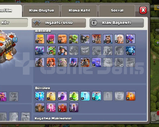 1000 LİG MADALYALİ TH10 MAX+MAX GEÇME TH11 KÖY