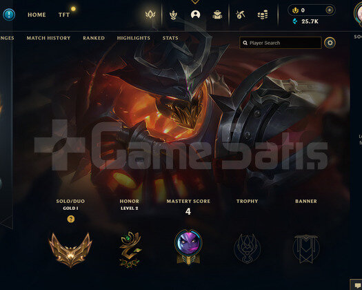 EUW Gold 1 | 1 Kostüm - 25K Mö | LoL Hesap