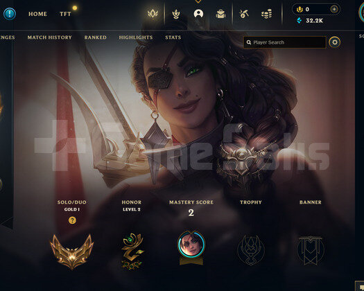 EUW Gold 1 | 20 Hero - 32K Mö | LoL Hesap