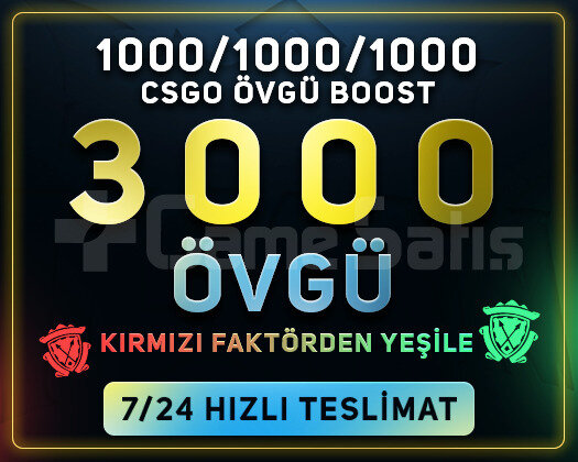 YEMYEŞİL FAKTÖR ! CS2 3000 ÖVGÜ ! HIZLI TESLİM