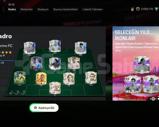 ÜST DÜZEY PC HESABI TOTY R9 -  TOTY KDB , RIBERY..