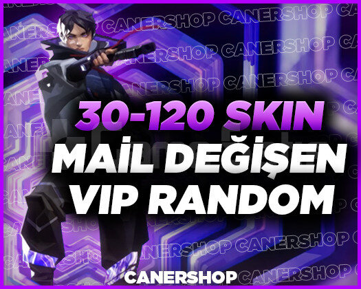 +5000Satış / 30 - 120 SKİN MAİL DEĞİŞEN RANDOM -