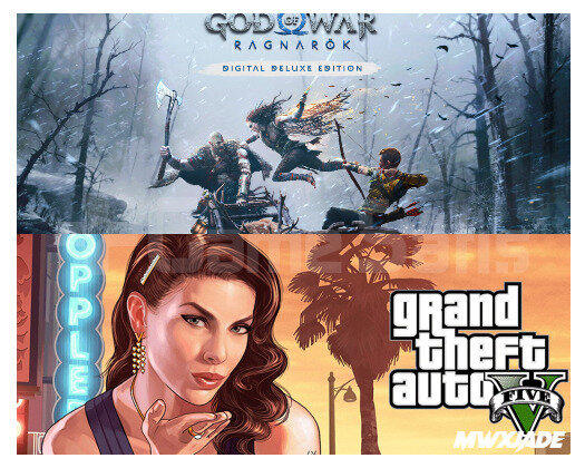 God of War Ragnarok Deluxe Edition + GTA 5