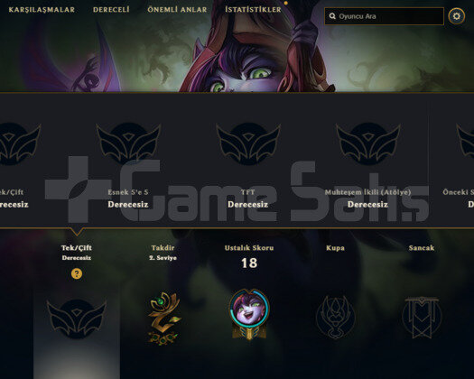 UNRANKED HESAP