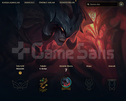 UNRANKED HESAP