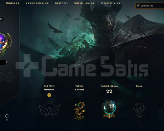 UNRANKED HESAP