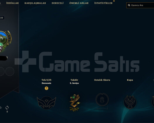 UNRANKED HESAP
