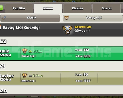 REQ N LEAVE İsimli 5 Seviye Klan