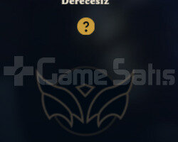 TR 30 LVL UNRANKED EL İLE KASILMIŞ MAİL ONAYSIZ