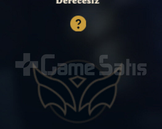 TR 30 LVL UNRANKED EL İLE KASILMIŞ MAİL ONAYSIZ