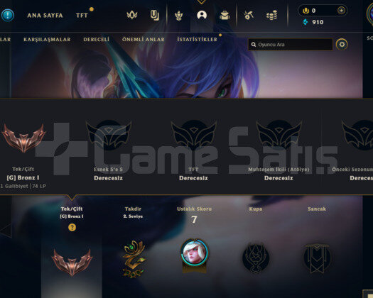 EUW S9 HESABI BRONZ 1