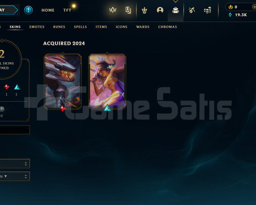 TR Plat 4 | 2 Kostüm - 19K Mö | LoL Hesap