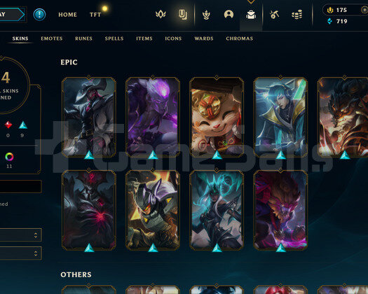 TR Zümrüt 4 | 14 Kostüm - 62 Hero | LoL Hesap