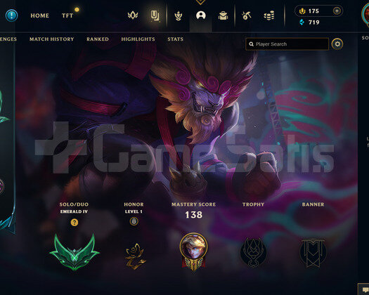 TR Zümrüt 4 | 14 Kostüm - 62 Hero | LoL Hesap