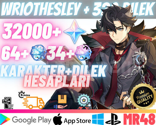 EU|MR48 Wriothesley +320Dilek-32000Köken64+34Yazgı