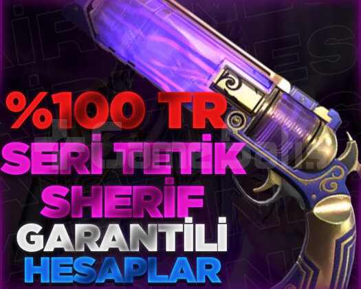 TR SERİ T. SHERİF GARANTİLİ VİP HESAPLAR / BOŞ YOK