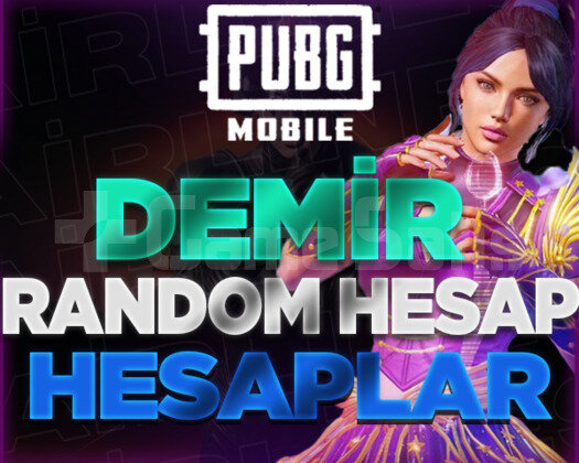 PUBG MOBİLE DEMİR RANDOM +VİP HESAPLAR / BOŞ YOK