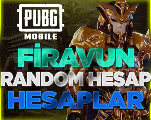 PUBG MOBİLE FİRAVUN RANDOM +VİP HESAPLAR / BOŞ YOK
