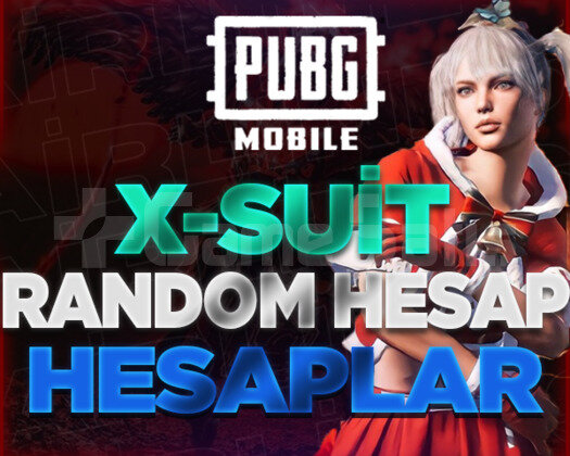 PUBG MOBİLE X-SUİT RANDOM +VİP HESAPLAR / BOŞ YOK