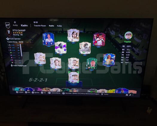 EAFC 24 PS 93 Cruyff kelepir hesap