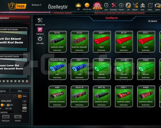 +7 SETLİ FULL HESAP 91 LVL